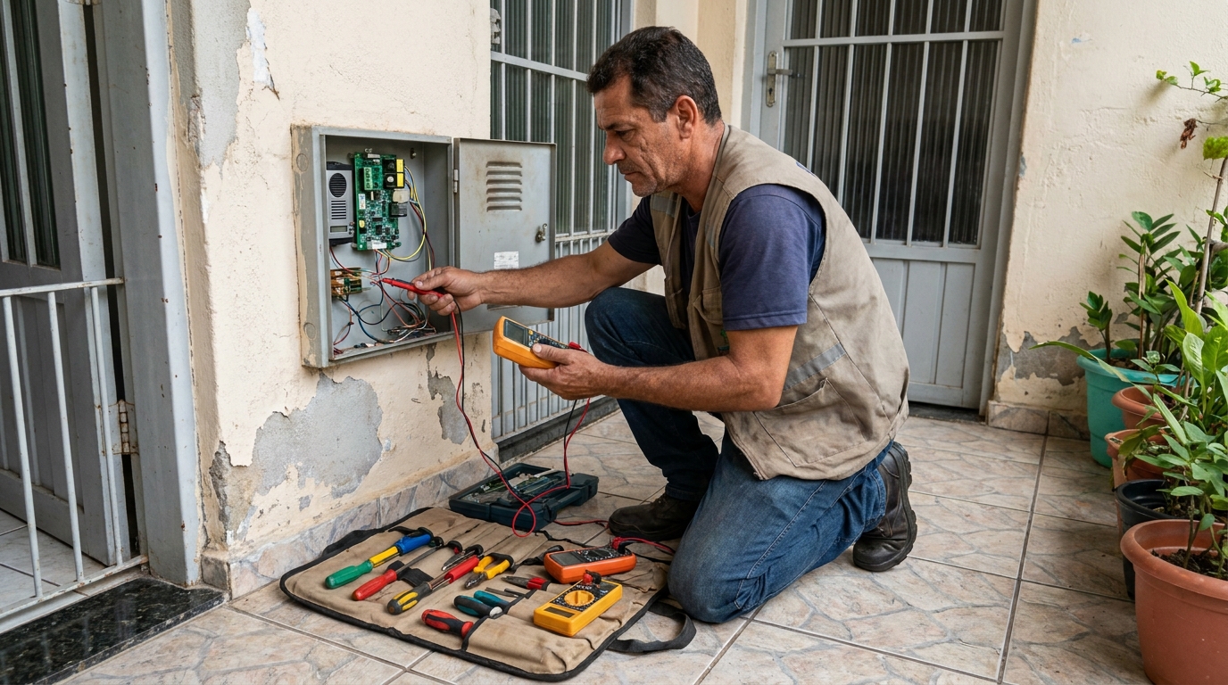 Troca de Fiação de Interfone em Anápolis‑GO